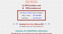 Desktop Screenshot of digeronimo.net