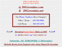 Tablet Screenshot of digeronimo.net